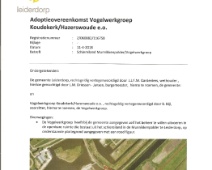 2018-04-11 Munnikenpolder - C=Adoptieovereenkomst - Ton Renniers