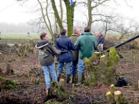 2005-01-29f Spookverlaat - Aan elke borglijn staan ervaren vogelaars klaar - Adri de Groot